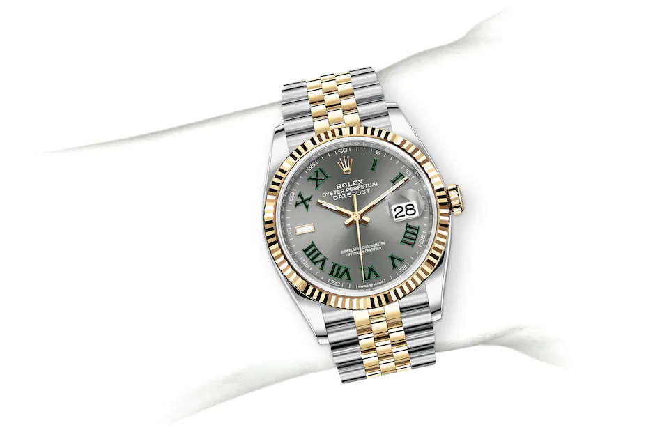 Rolex Datejust in Yellow Rolesor - combination of Oystersteel and yellow gold M126233-0035 at J. Licht & Sons Rolex Boutique