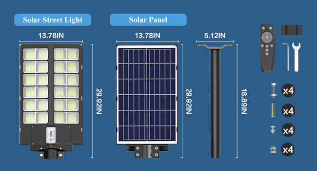 solar street light dusk to dawn 