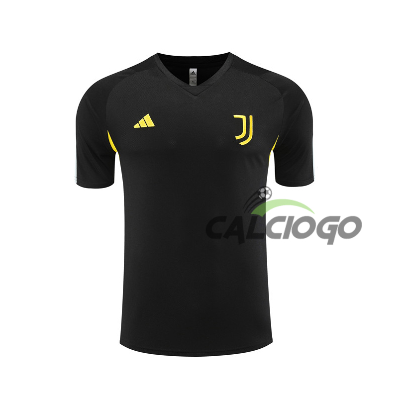 Maglia Juventus Nero Manica Corta 2023-2024
