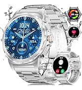 LIGE Military Smart Watches for Men(Answer/Make Call),1.43" HD AMOLED Rugged Smartwatch for iPhon...