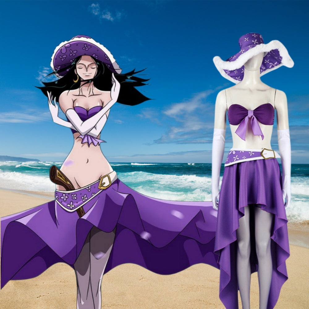 Xcoser Anime One Piece Nico Robin 15th Anniversary Cosplay Costume