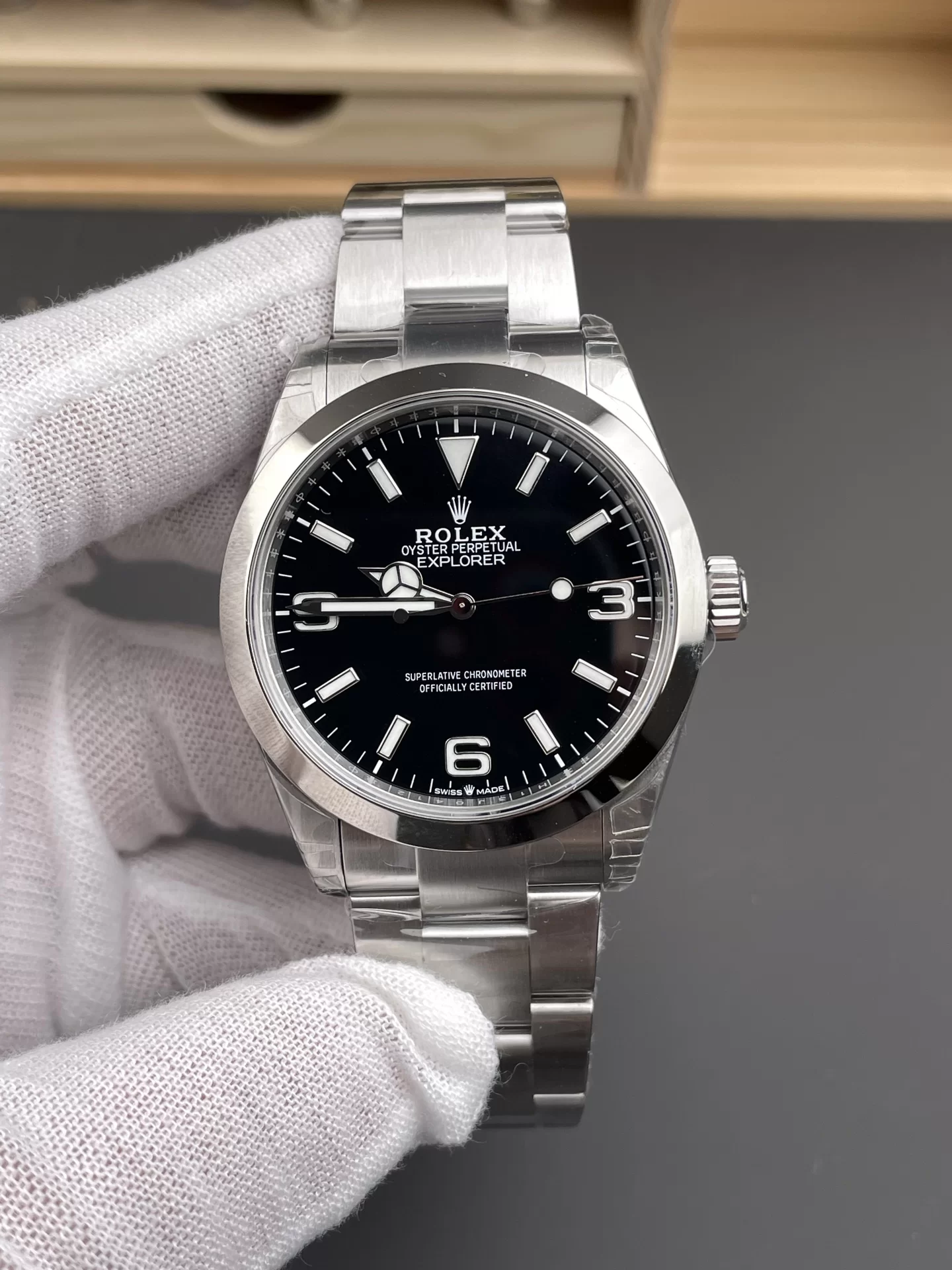 GYL Rolex Explorer 40mm Black “3-6-9” Dial Smooth Bezel Oyster Bracelet (224270) 1:1 Super Clone – DD3230 Movement-GYL-GaiYalun