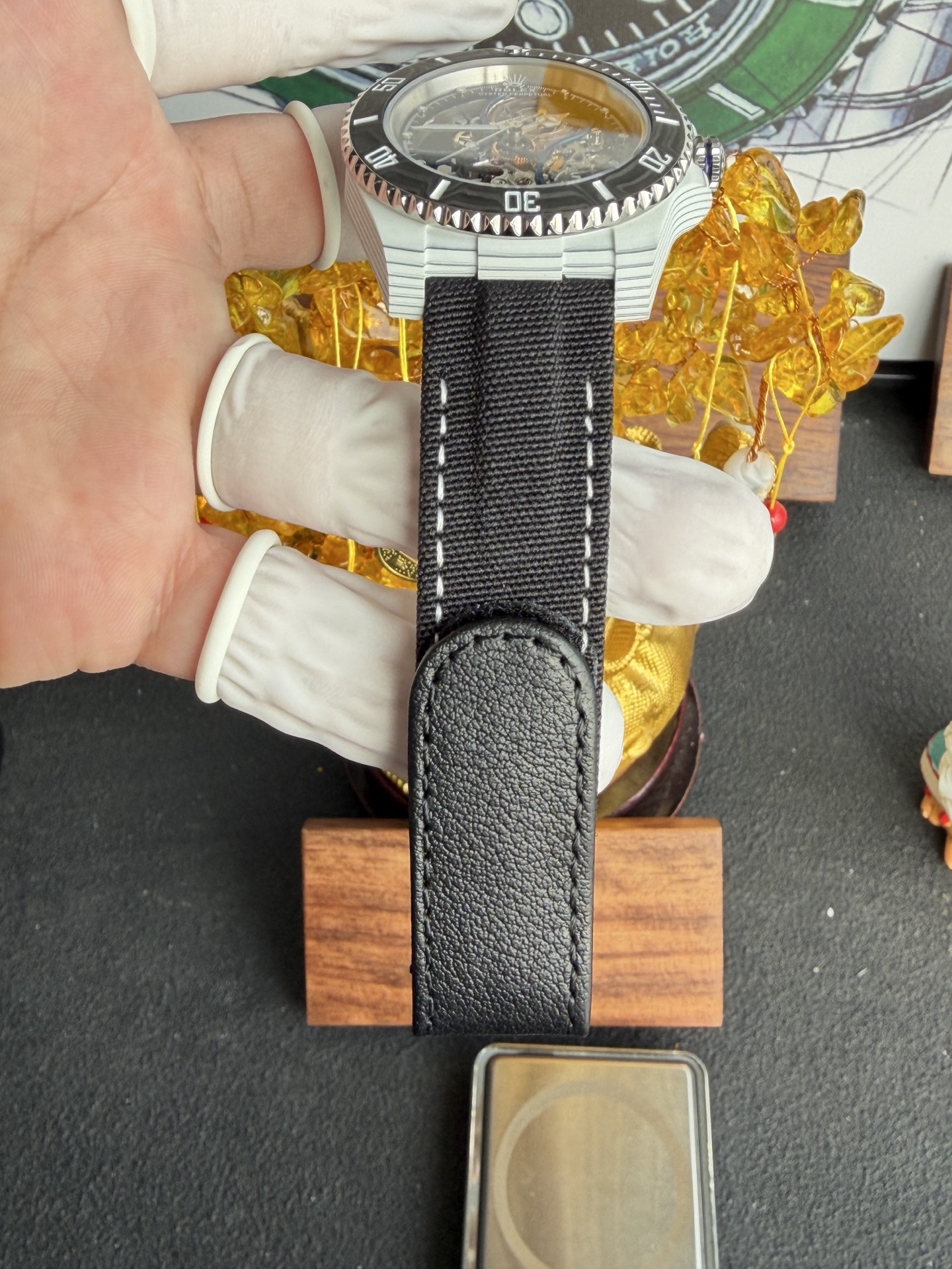 GYL Rolex Submariner Carbon Quartz “Summer” Vision of Miami Skeletonized Movement Zif Remould 1:1 Best Replica 41mm-GYL-GaiYalun