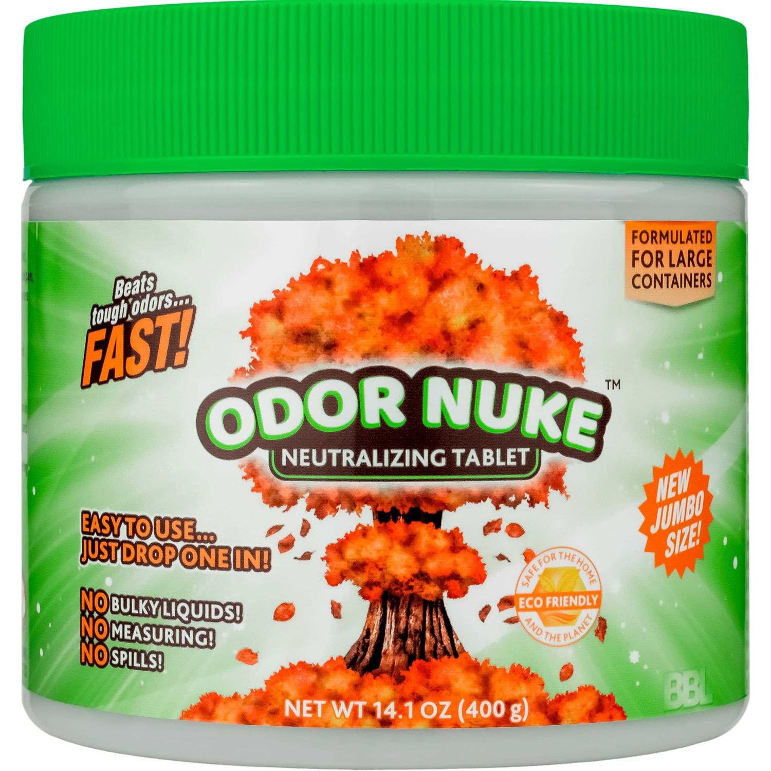 Odor Nuke Bedside Toilet Deodorizer Tablets Human Urine Odor Neutralizer For Large Portable