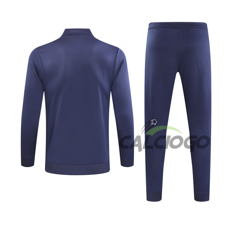 Tuta Calcio Arsenal Felpa Zips Blu 2023-2024