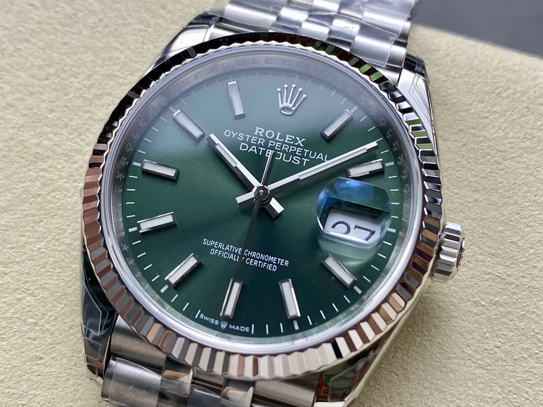 GYL Rolex Datejust 36mm Sunburst Green Dial Jubilee Bracelet (126234) 11 Super Clone – DD3235 Movement-GYL-GaiYalun
