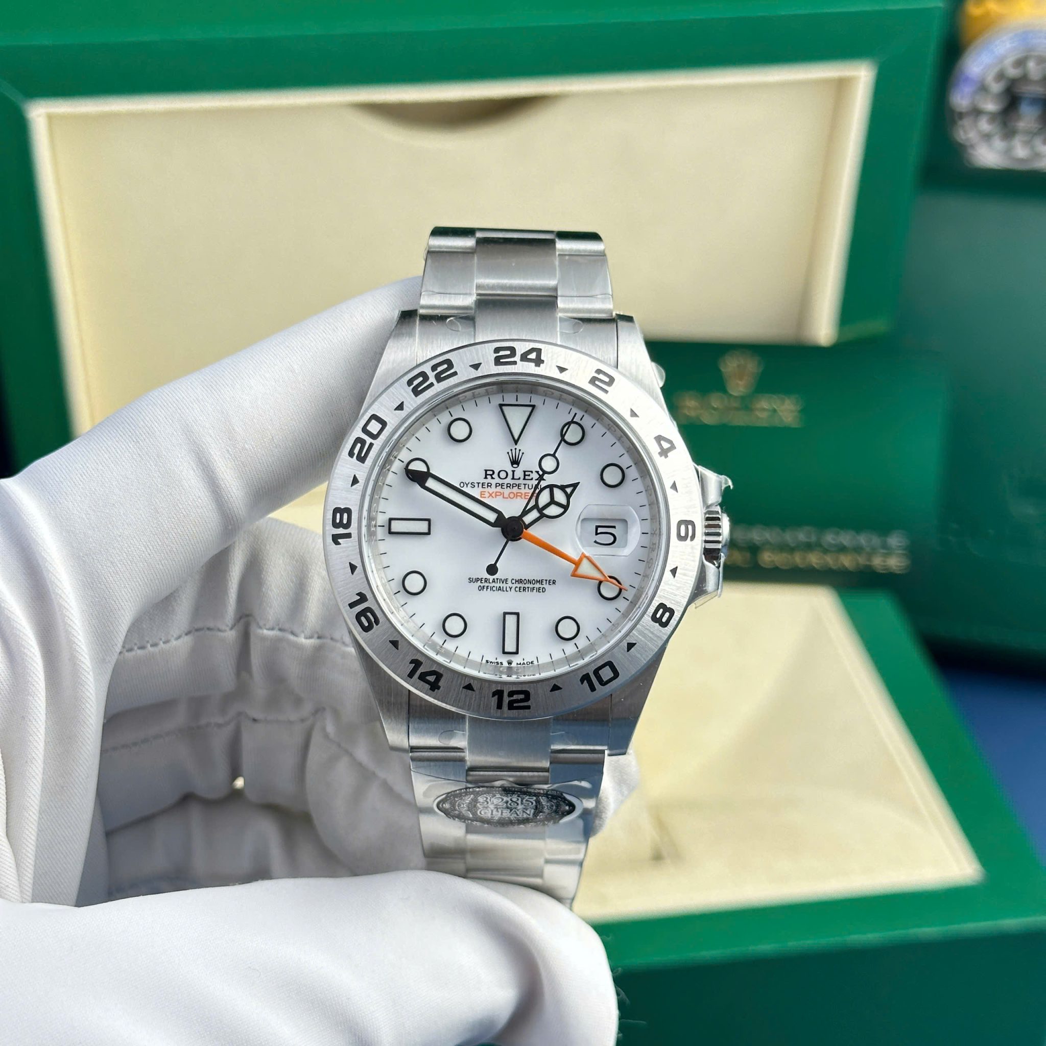 GYL Rolex Explorer II 226570 White Dial 11 Best Replica Clean Factory 42mm-GYL-GaiYalun