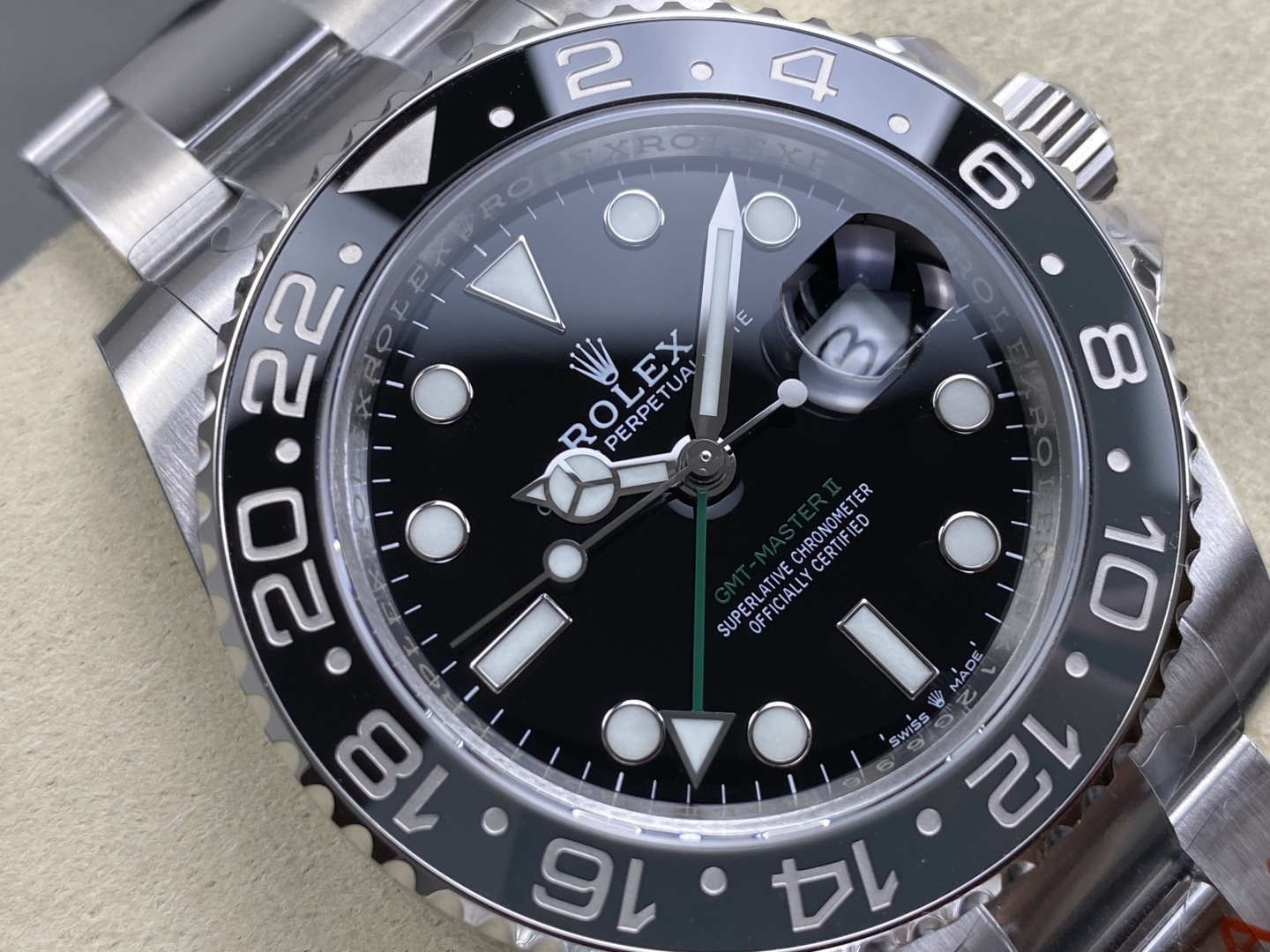 GYL Rolex GMT-Master II 126710GRNR Bruce Wayne Black & Grey Ceramic Bezel Oyster Bracelet Super Clone 40mm-GYL-GaiYalun