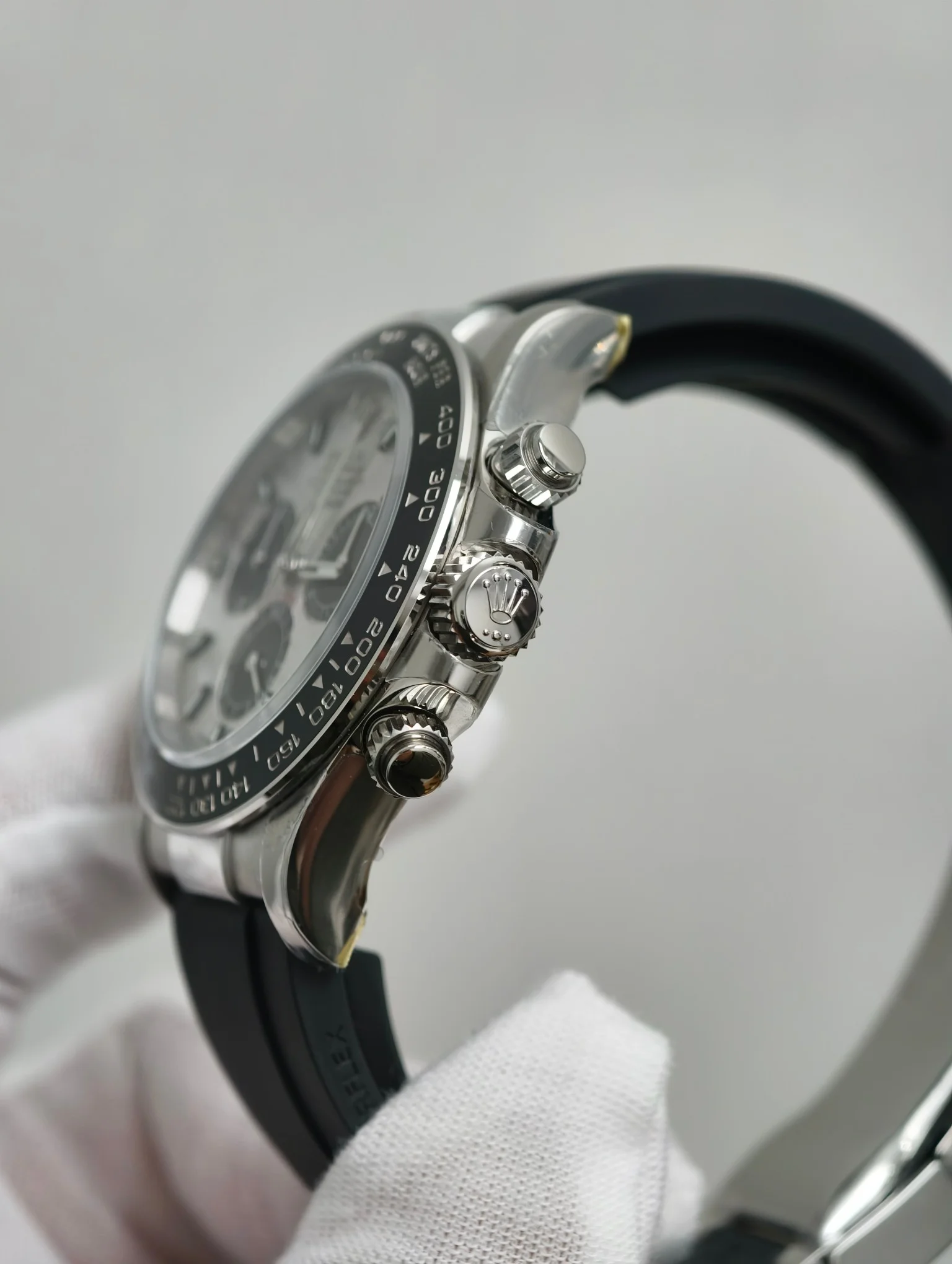 GYL Rolex Daytona 40mm White Gold Meteorite Dial Rubber Strap (126519LN) 11 Super Clone – DD4131 Movement-GYL-GaiYalun