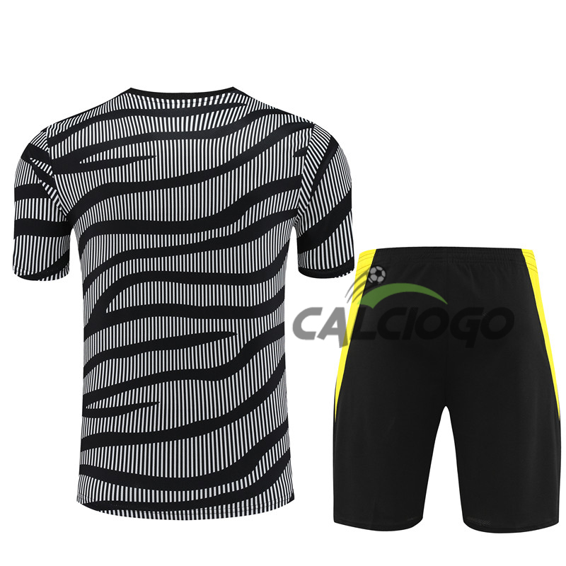 Kit Maglia Juventus Nero Camuffare 2023-2024