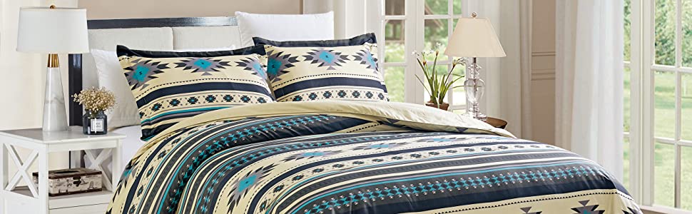 Prescott 3-Piece Comforter Set, Teal