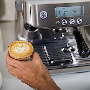 Making espresso has never been easier than with the Barista Pro's Intuitive Interface. Breville