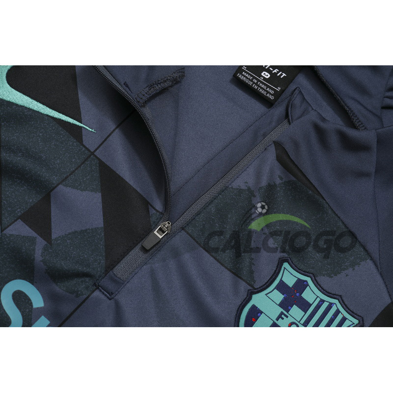 Tuta Calcio FC Barcellona Felpa Zips 2023-2024