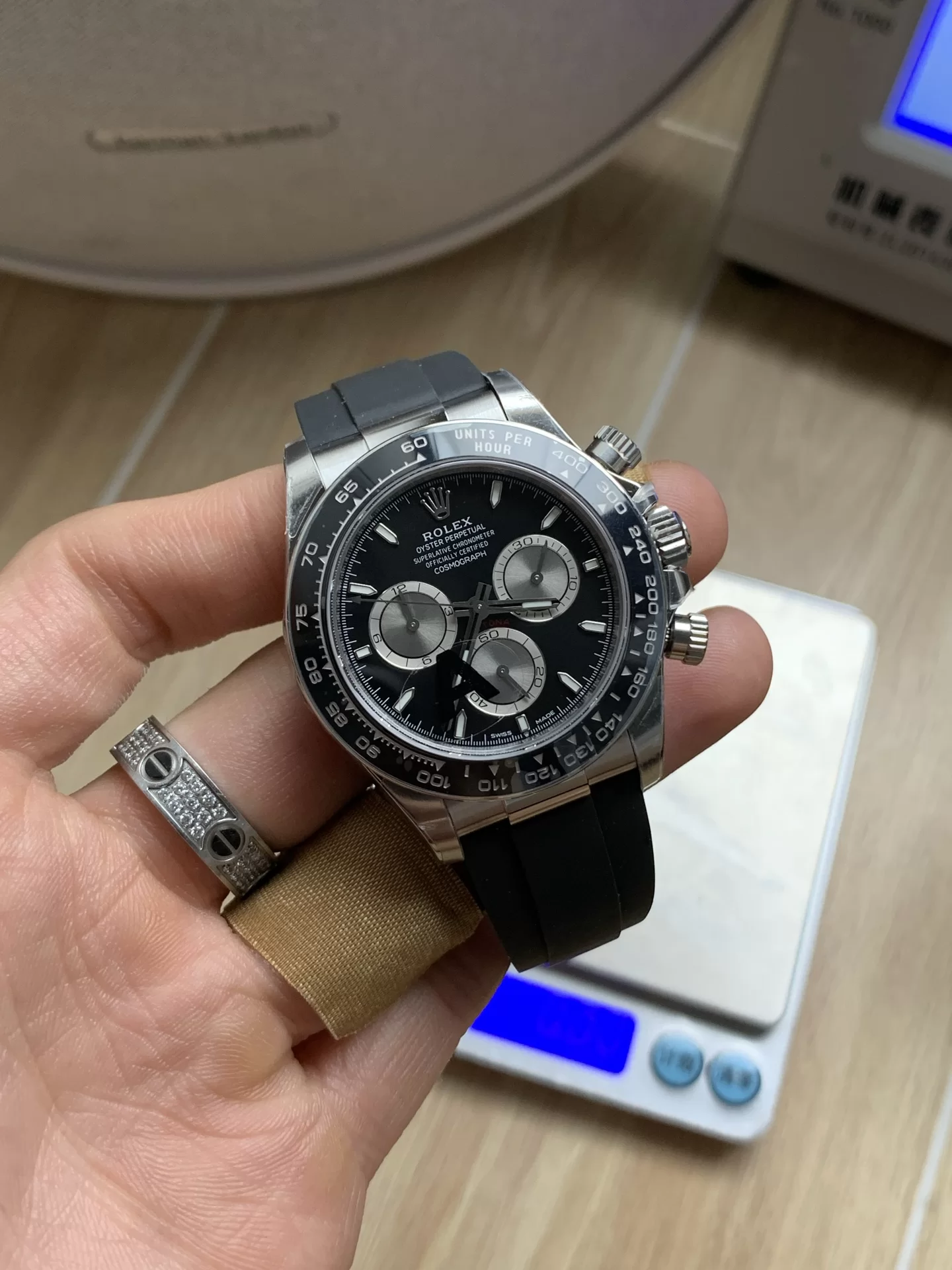 GYL Rolex Cosmograph Daytona Black Dial Ceramic Bezel Rubber Strap (126519LN)11 Super Clone – DD4131 Movement-GYL-GaiYalun