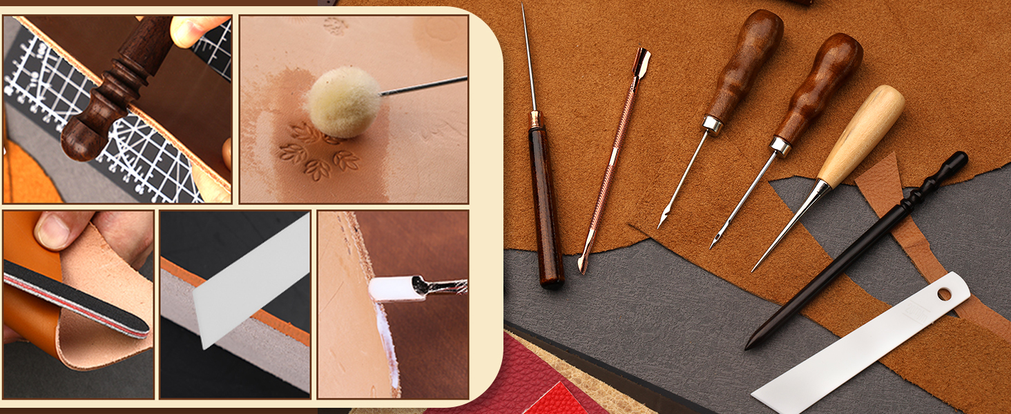 TLKKUE Leather Tooling Kit