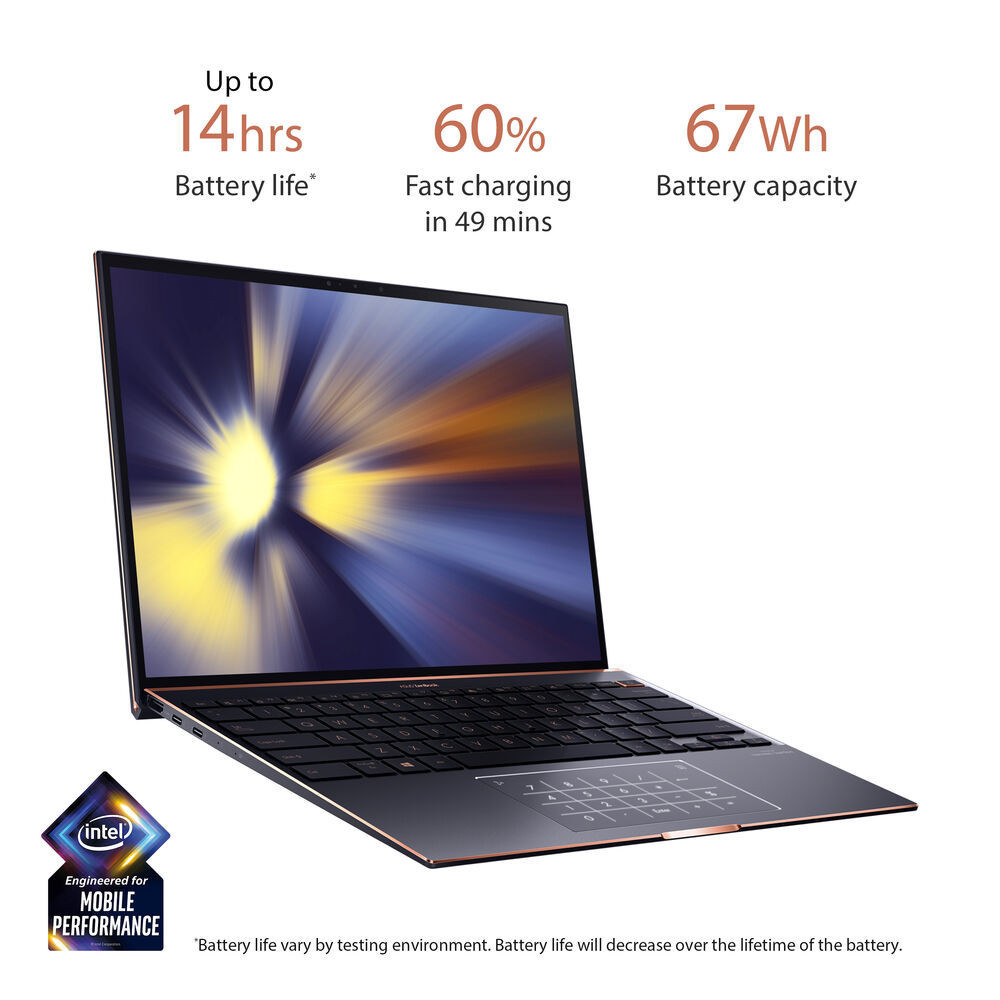 ASUS 13.9 ZenBook S UX393EA-XB77T Multi-Touch Laptop