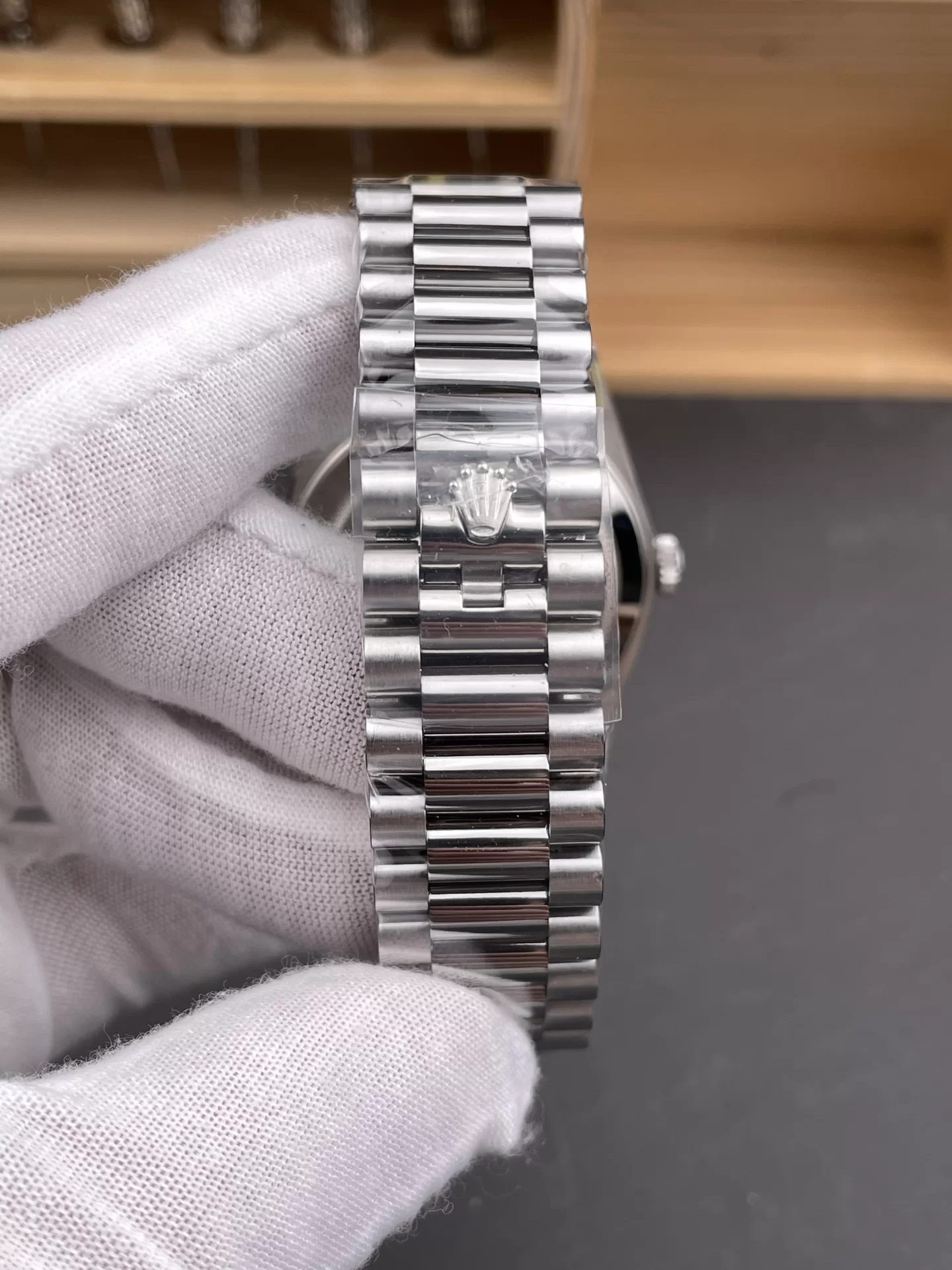 GYL Rolex Day-Date 40mm Blue Sunburst Roman Dial Fluted Bezel President Bracelet (228239) 11 Super Clone – DD3255 Movement-GYL-GaiYalun