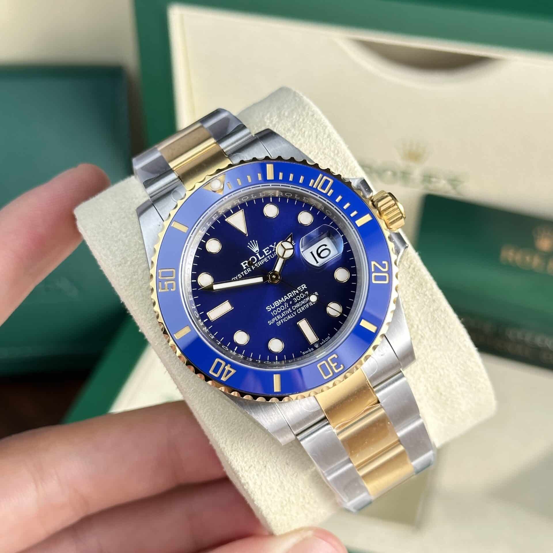 GYL Rolex Submariner Date 126618LB Yellow Gold Blue Dial Best Replica VSF 41mm-GYL-GaiYalun