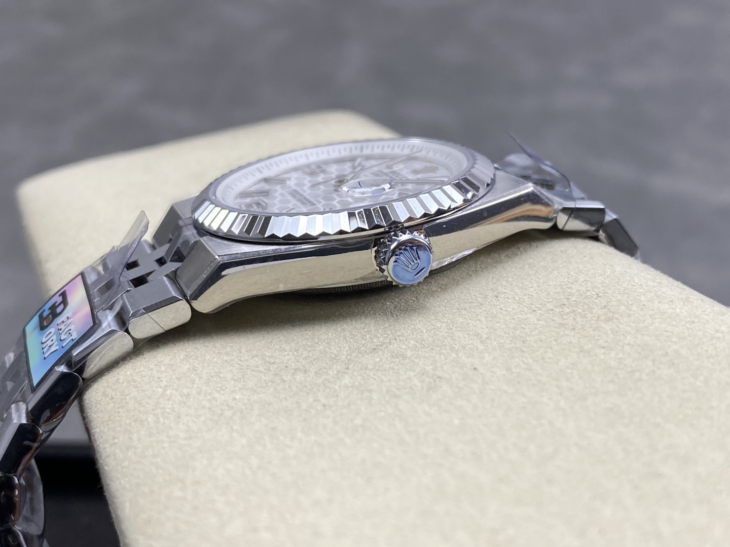 GYL Rolex Land-Dweller 127234 White Honeycomb-Motif Dial Jubilee Bracelet Replica 36mm-GYL-GaiYalun