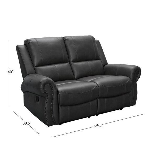 64.2'' Rolled Arm Reclining Loveseat