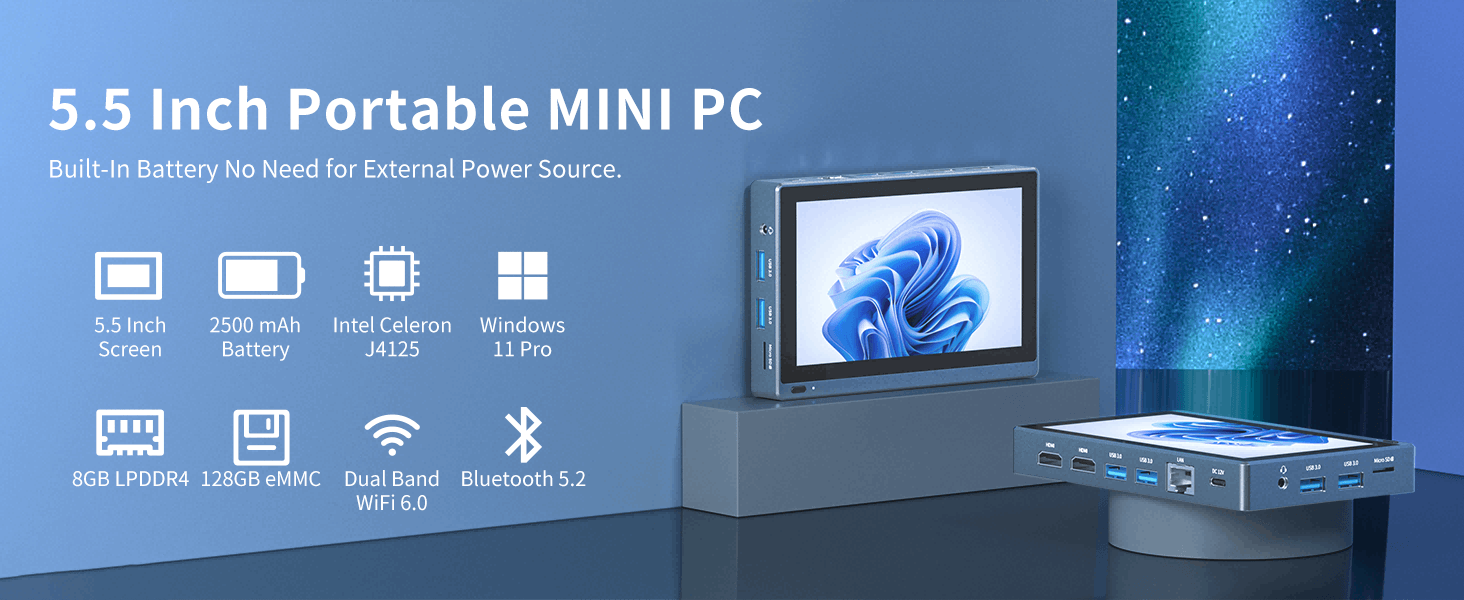 5.5 Inch Protablet MINI PC