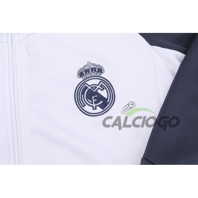 Tuta Calcio Real Madrid Felpa Zips Top 2023-2024