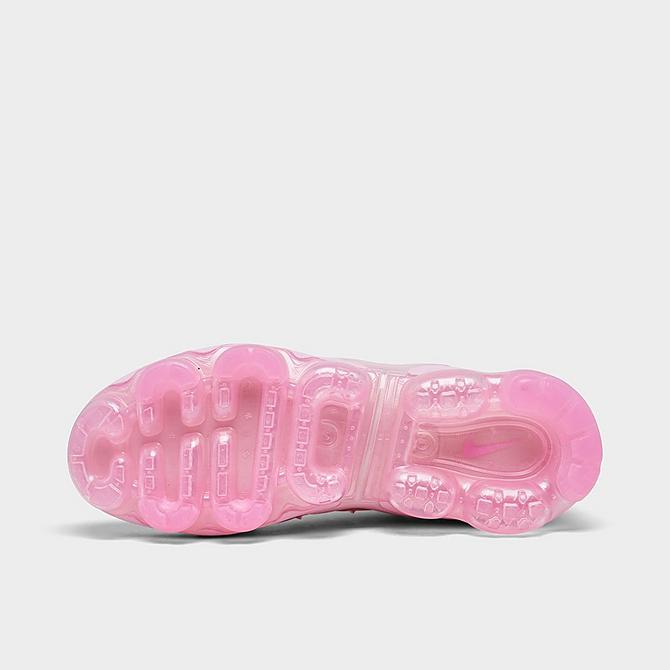 Bottom view of Women's Nike Air VaporMax Plus Running Shoes in Pink Foam/Playful Pink Click to zoom