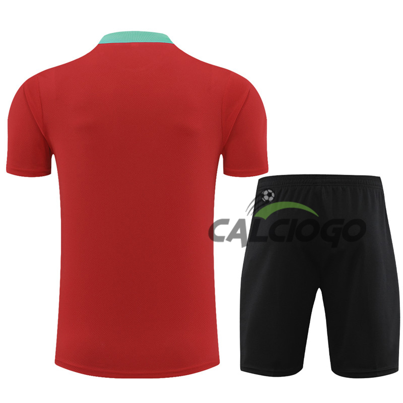 Kit Maglia Portugal Rosso Jersey 2024-2025  