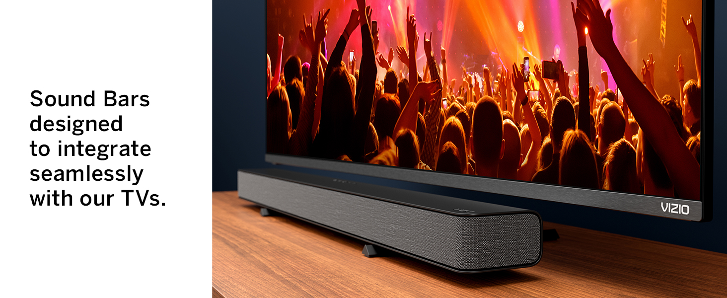 VIZIO Sound Bars for TV. Gaming. Music. Movies