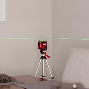 Ski, green line laser with clamp