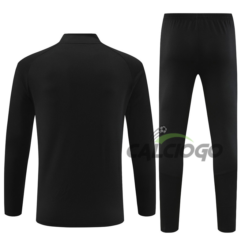 Tuta Calcio Manchester City Felpa Nero 2023-2024