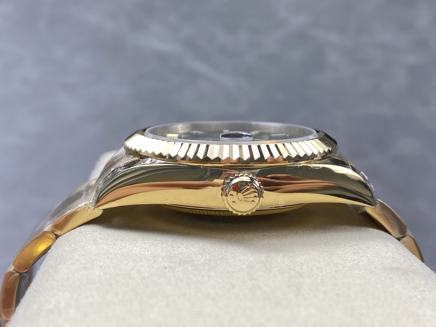 GYL Rolex Sky-Dweller 336938-0007 Yellow Gold Green Dial Oyster Bracelet Best Replica 42mm-GYL-GaiYalun