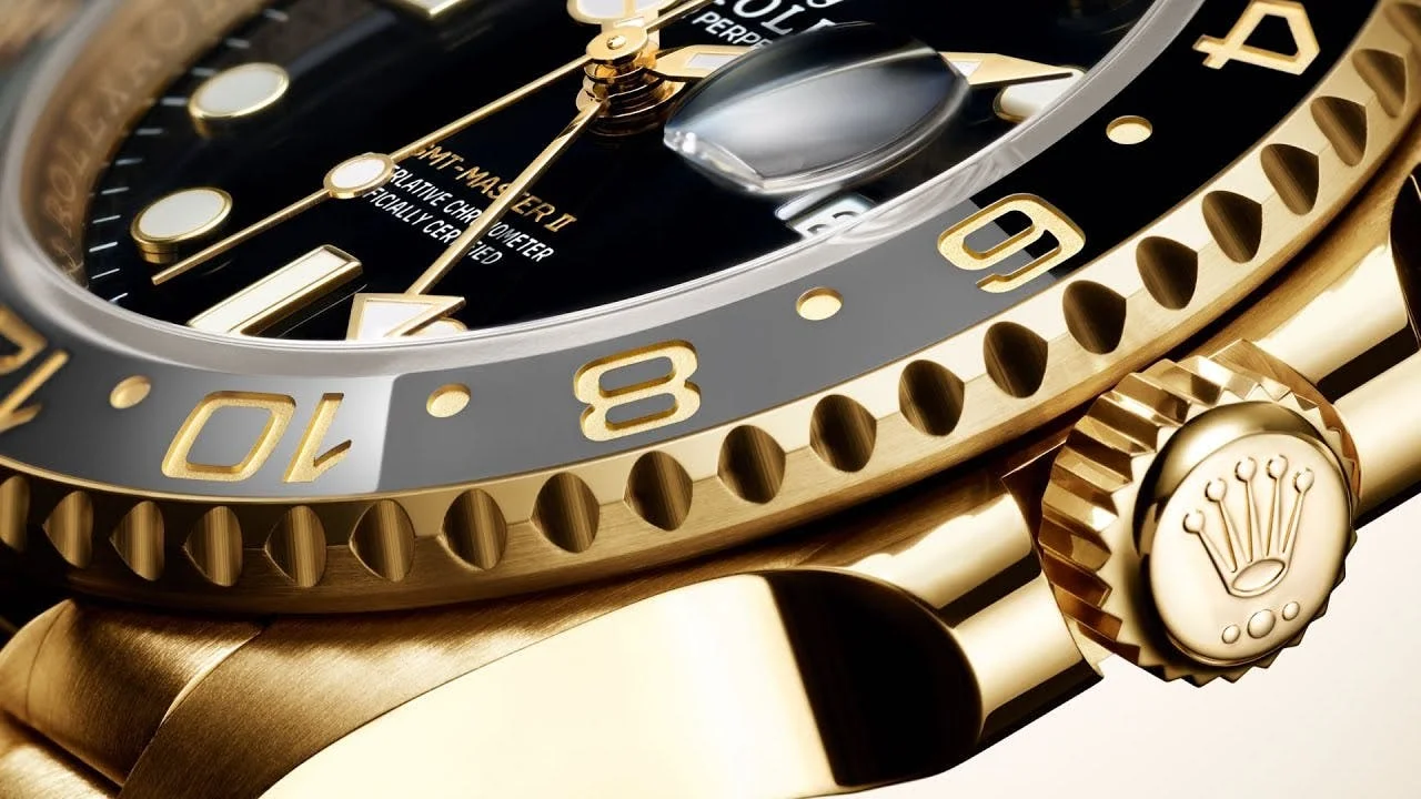 Rolex GMT-Master II in Gold, M126718GRNR-0001 | Lee Michaels Fine Jewelry