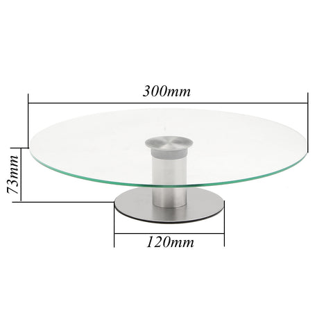 glass cake stand