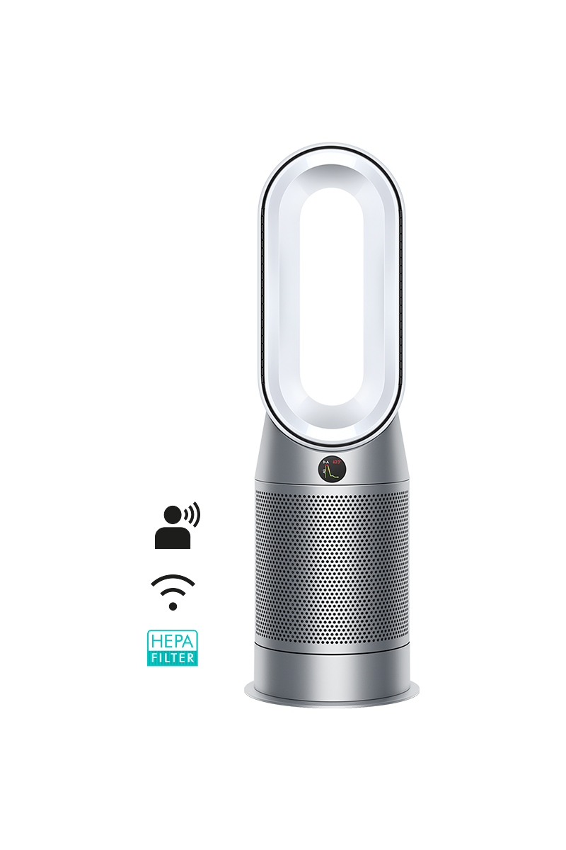 Dyson Purifier Hot+Cool™ purifying fan heater (White/Silver)