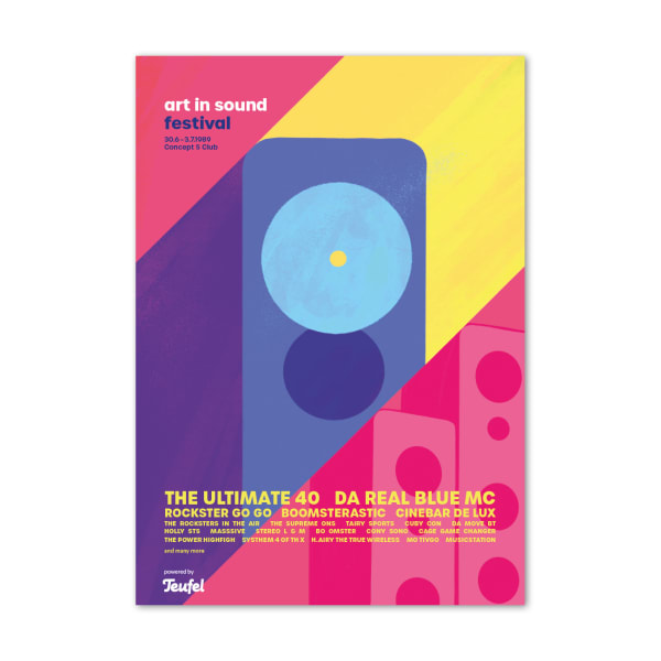 Galerie Bild 1 von 2 TEUFEL POSTER "Festival"