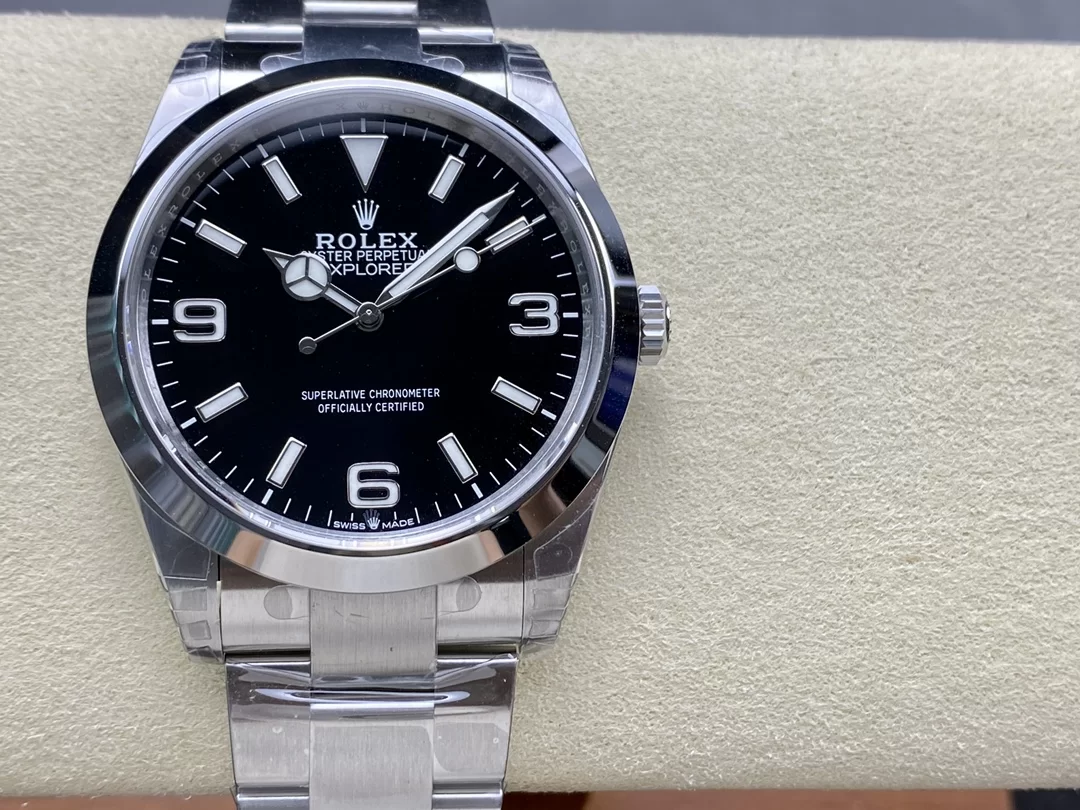GYL Rolex Explorer 36mm Black “3-6-9” Dial Smooth Bezel Oyster Bracelet (124270) 1:1 Super Clone – DD3230 Movement-GYL-GaiYalun