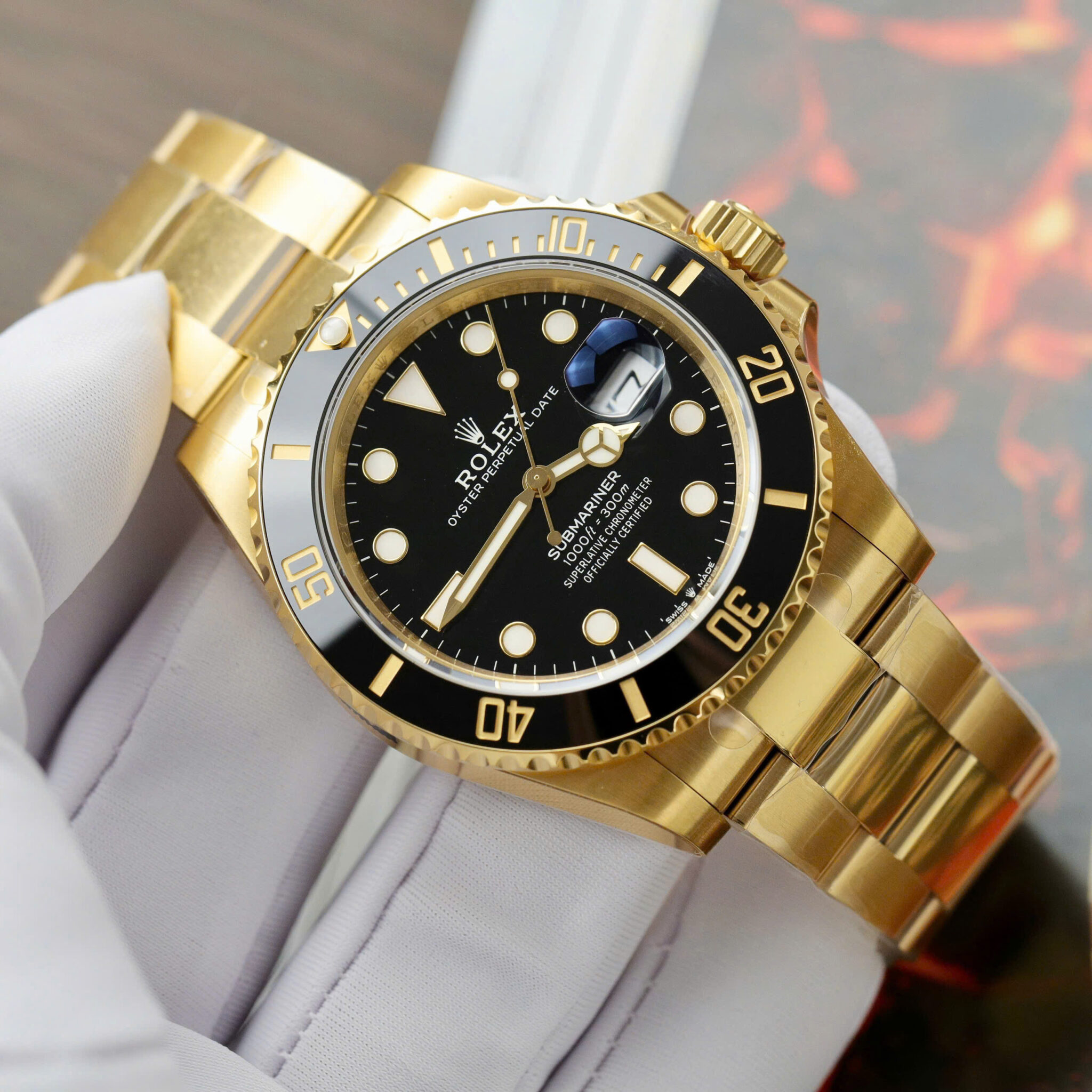GYL Rolex Submariner Date 126618LN-0002 Black Dial Yellow Gold Best Replica VSF 41mm-GYL-GaiYalun