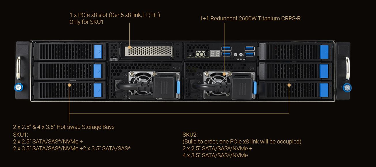 ASUS ESC4000A-E12-26WGP 2U Rackmount Server Barebone