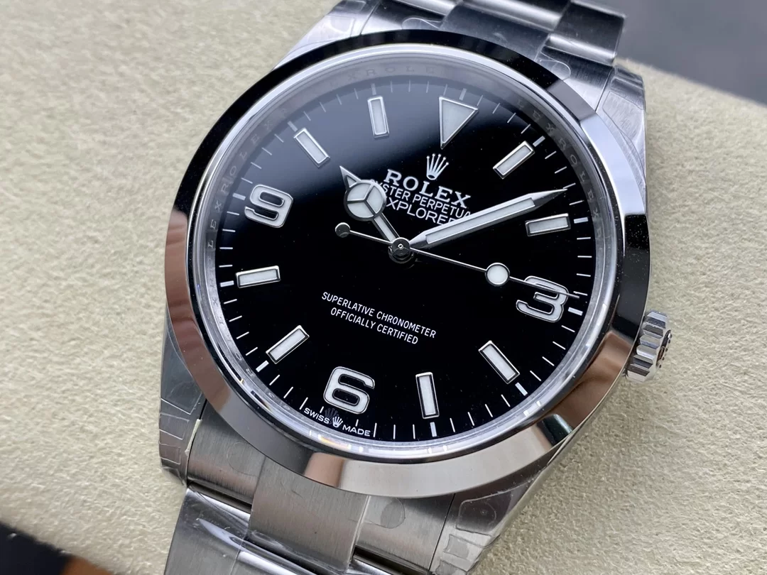 GYL Rolex Explorer 36mm Black “3-6-9” Dial Smooth Bezel Oyster Bracelet (124270) 1:1 Super Clone – DD3230 Movement-GYL-GaiYalun