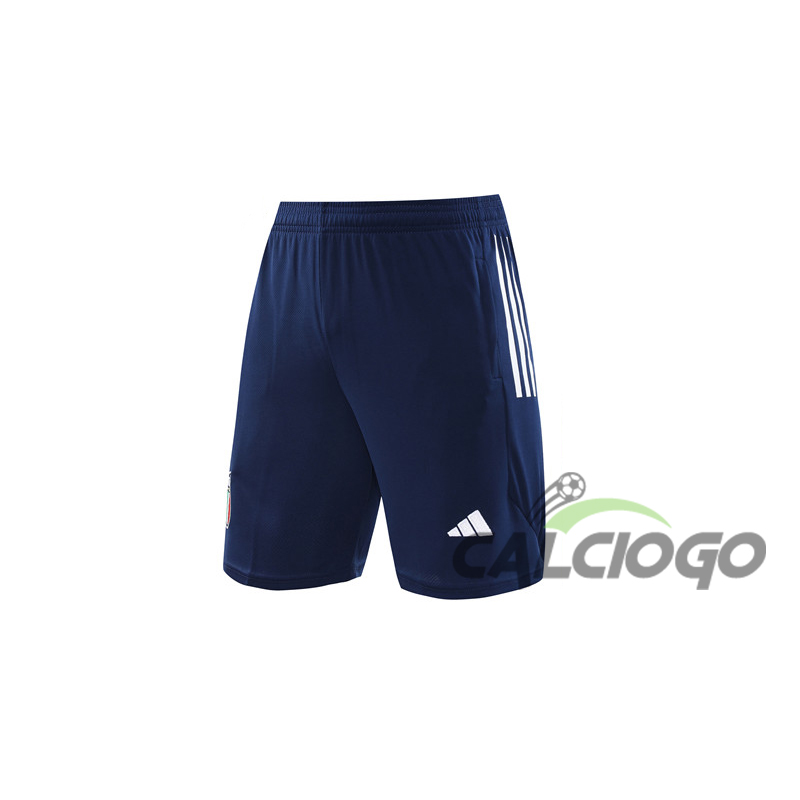 Italia Pantaloncini Blu Scuro 2023-2024