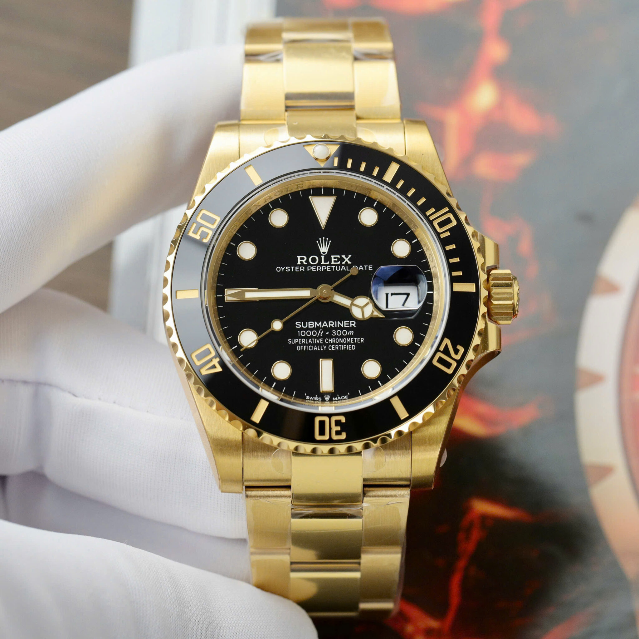 GYL Rolex Submariner Date 126618LN-0002 Black Dial Yellow Gold Best Replica VSF 41mm-GYL-GaiYalun