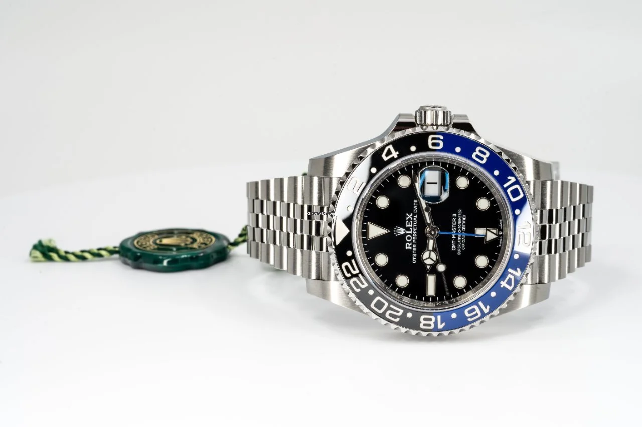 Rolex IN STOCK New 02/2023 BATMAN Ref. 126710blnr GMT-Master... for R368  465 for sale from a Trusted Seller on Chrono24