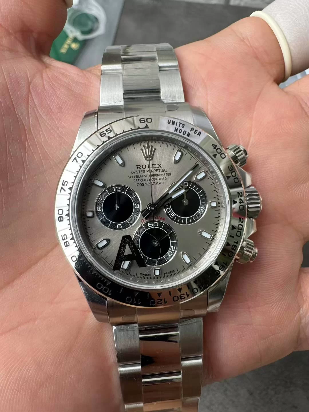 GYL Rolex Cosmograph Daytona White Gold Slate Grey Dial (116509) 11 Super Clone – DD4130 Movement-GYL-GaiYalun