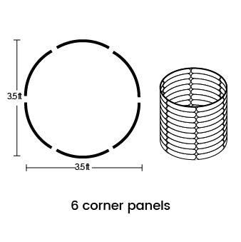 32" Tall42 Round Metal Raised Garden Bed Configurations-1