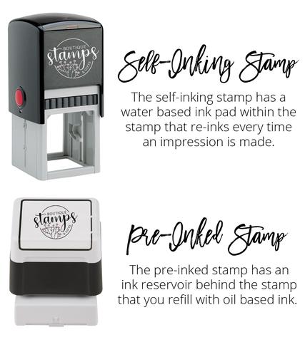 Self-inking vs Pre-inked