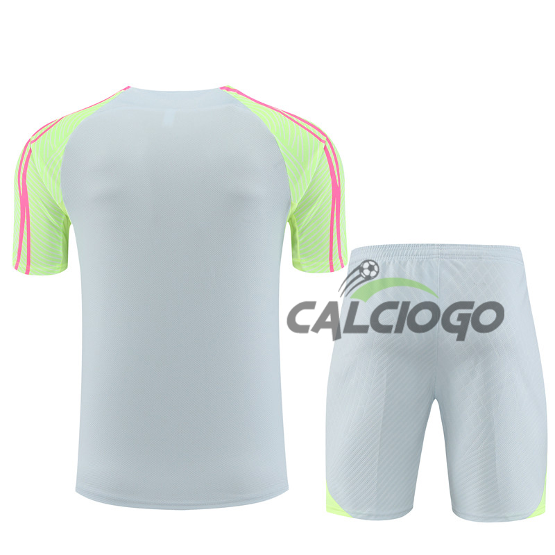 Tuta Maillot Paris PSG Grigio Jersey 2023-2024