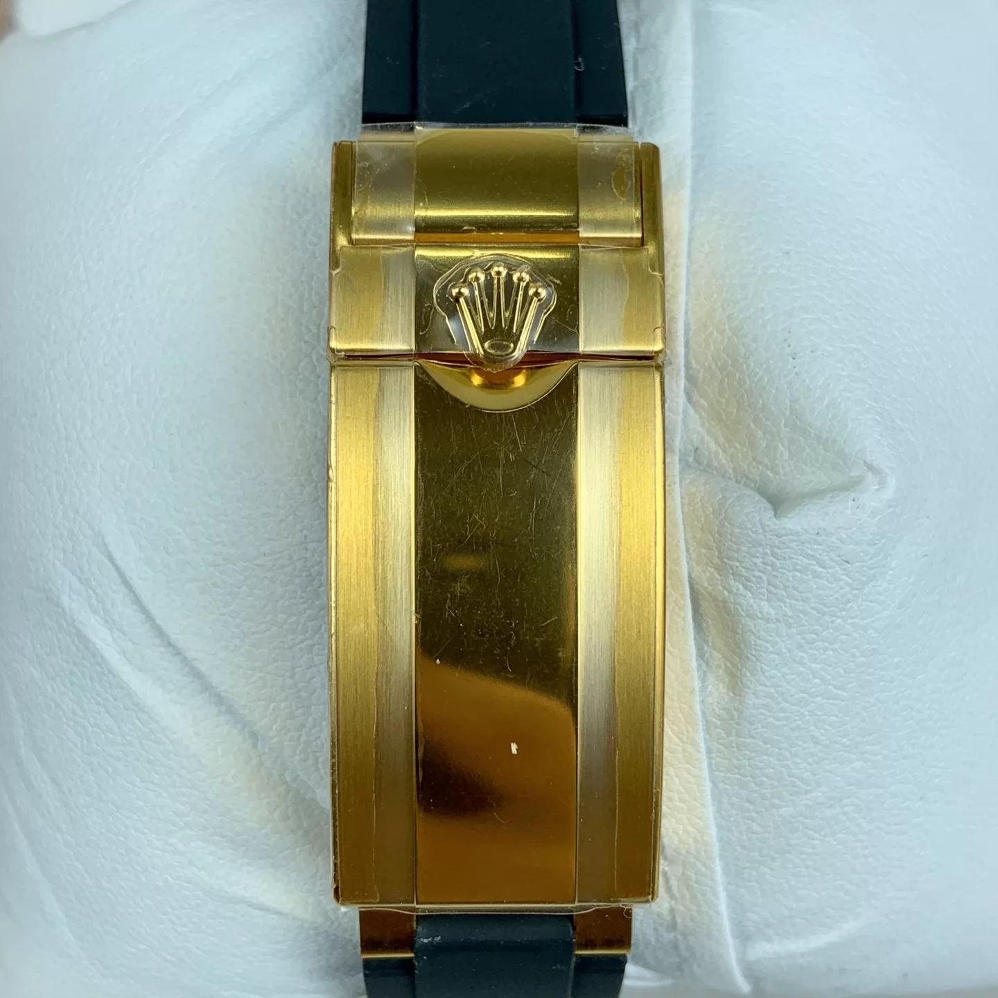 GYL Rolex Cosmograph Daytona Yellow Gold White Dial Rubber Strap (126518LN) 11 Super Clone – DD4131 Movement-GYL-GaiYalun