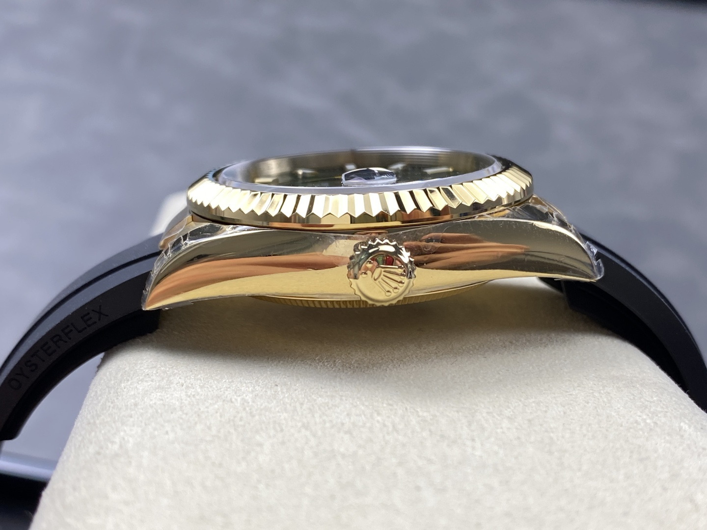 GYL Rolex Sky-Dweller 336238-0004 Yellow Gold Green Dial Oysterflex Bracelet Best Replica 42mm-GYL-GaiYalun