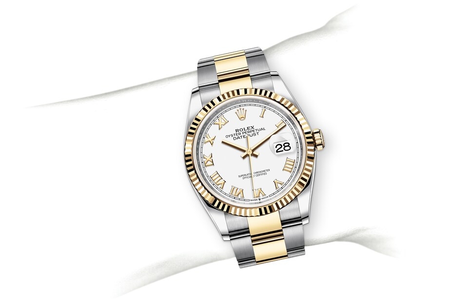 Rolex Datejust in Oystersteel and gold, m126233-0030 | Europe Watch Company